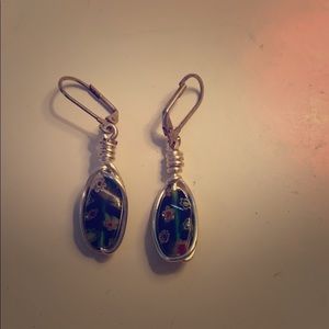 Floral 90s earrings